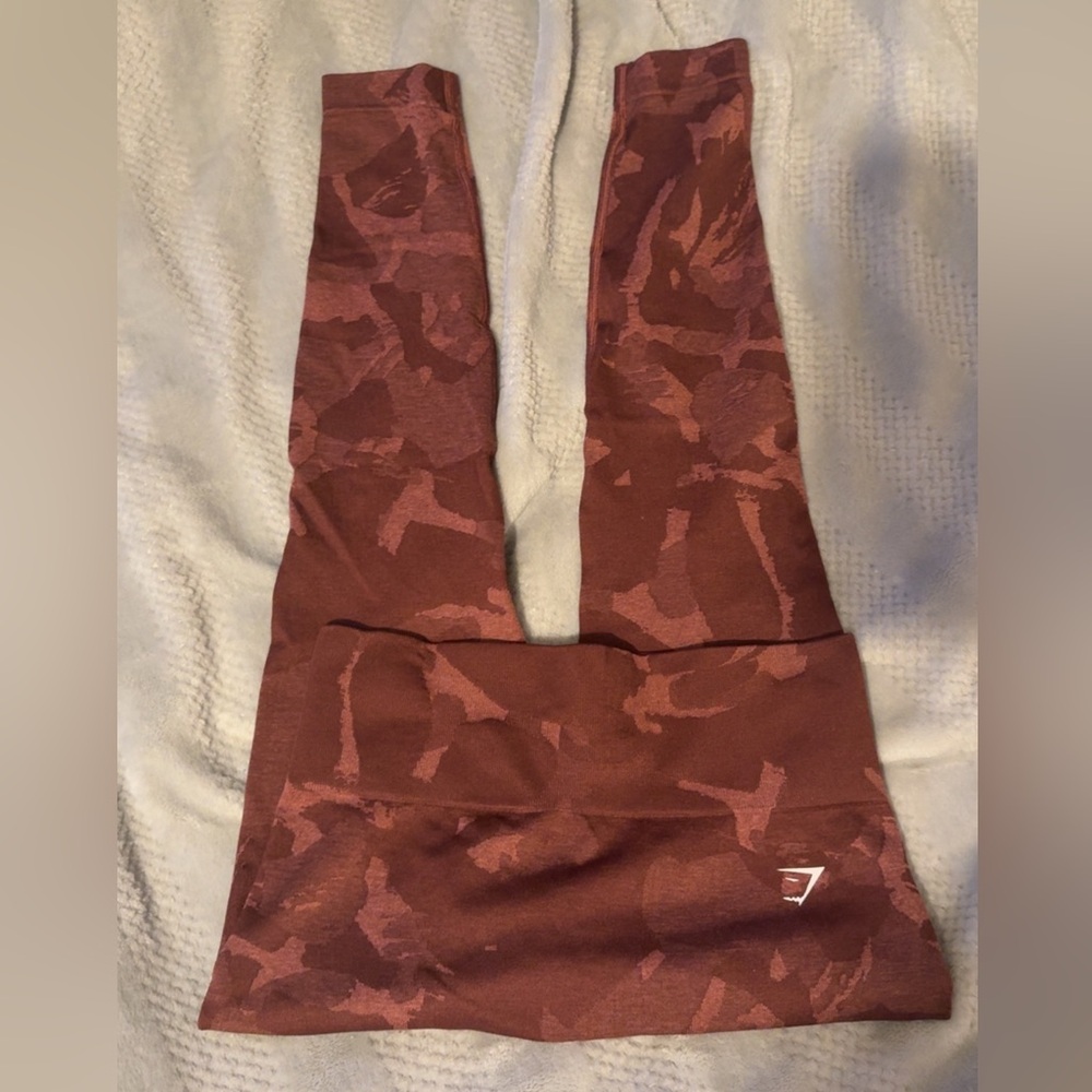 Gymshark camo scrunch leggings